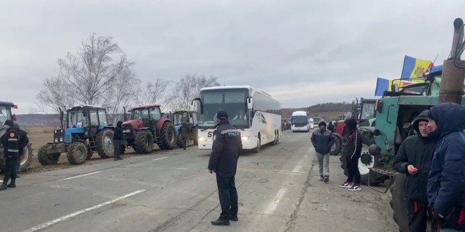 Drumul de acces spre Vama Leușeni a fost deblocat