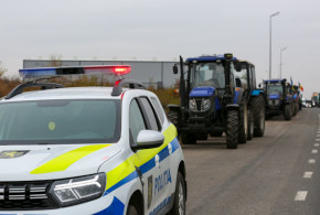 Protestul fermierilor: Drumul spre vama Leușeni a fost deblocat vama-leuseni2